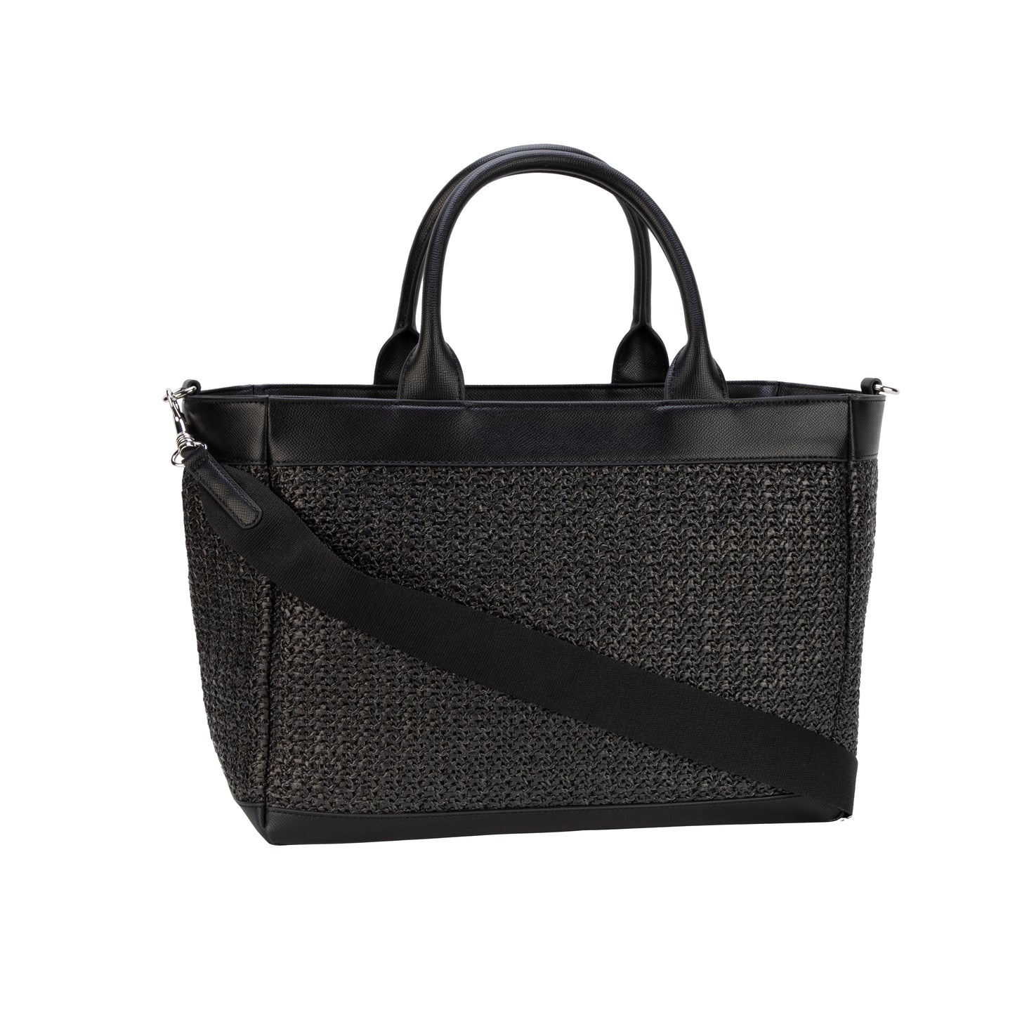 Calduccio Spiaggia Yvette Handbag Lhz - Tannin & Black