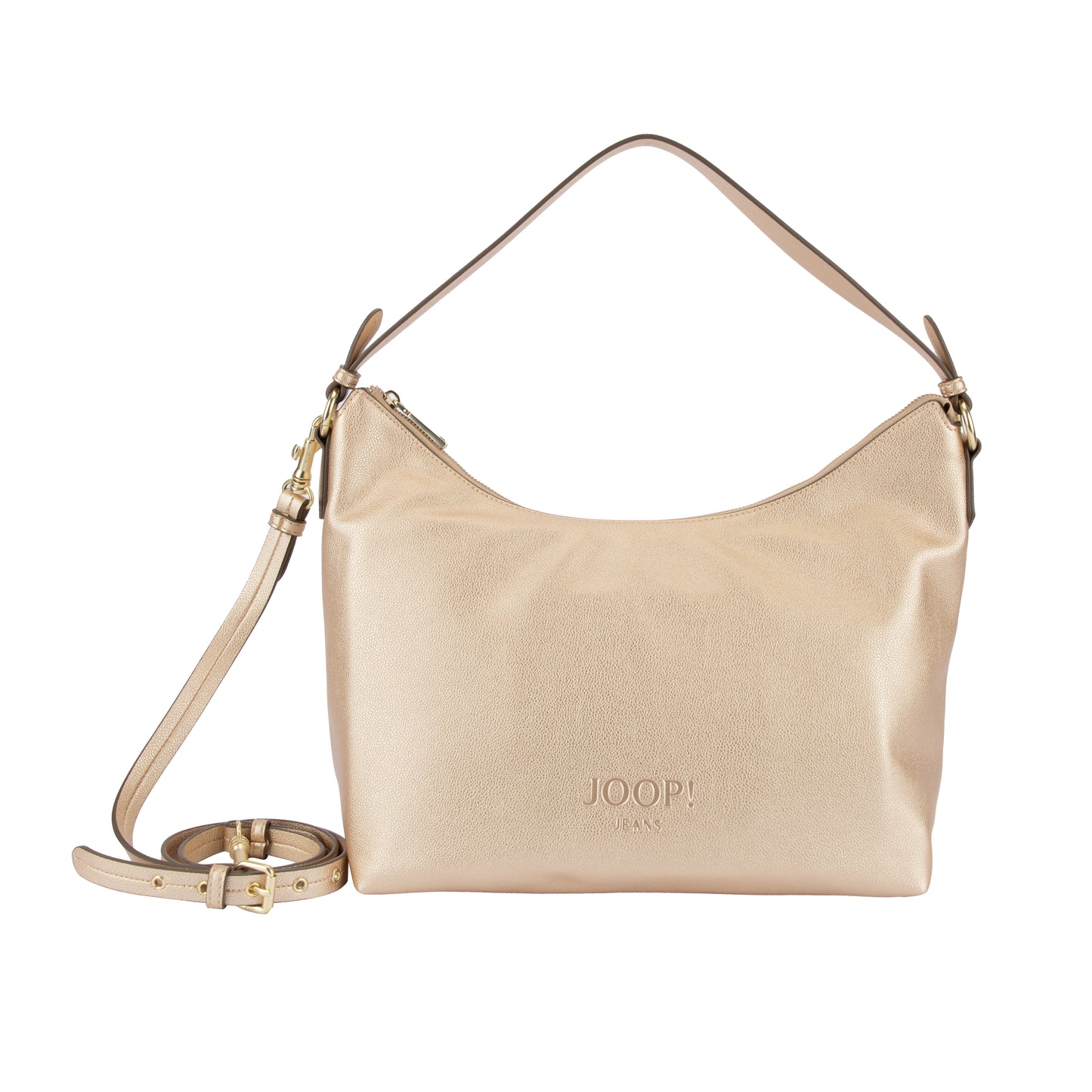 Cuore Lettera Dalia Hobo Mvz - Gold & Dark Blue