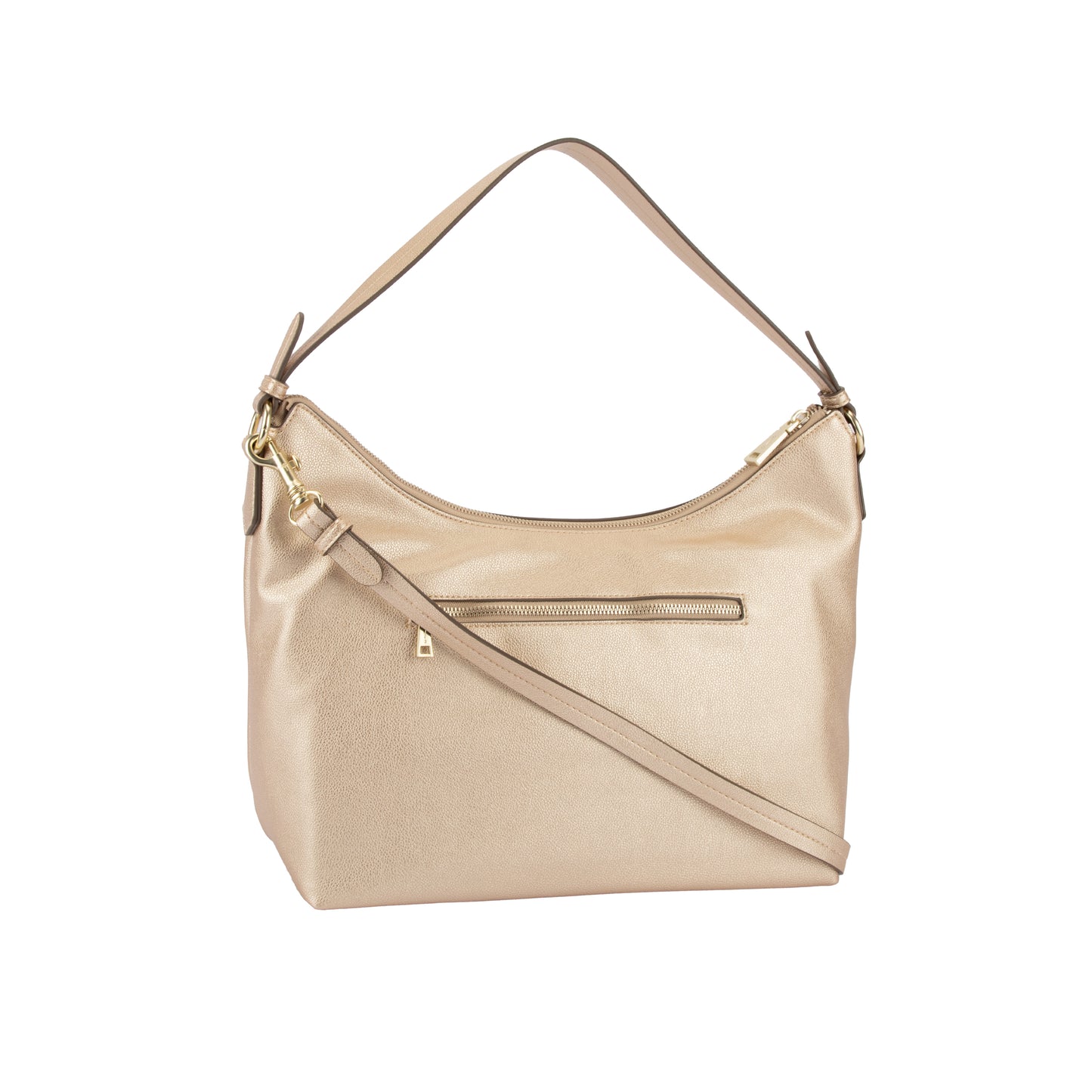 Cuore Lettera Dalia Hobo Mvz - Gold & Dark Blue