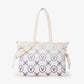 Borsa Samba Re Print - Ecru/Bluette