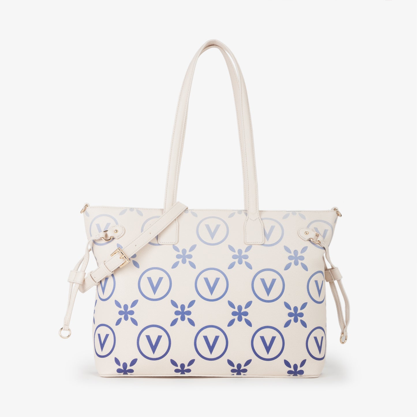 Borsa Samba Re Print - Ecru/Bluette