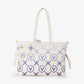 Borsa Samba Re Print - Ecru/Bluette
