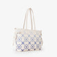 Borsa Samba Re Print - Ecru/Bluette