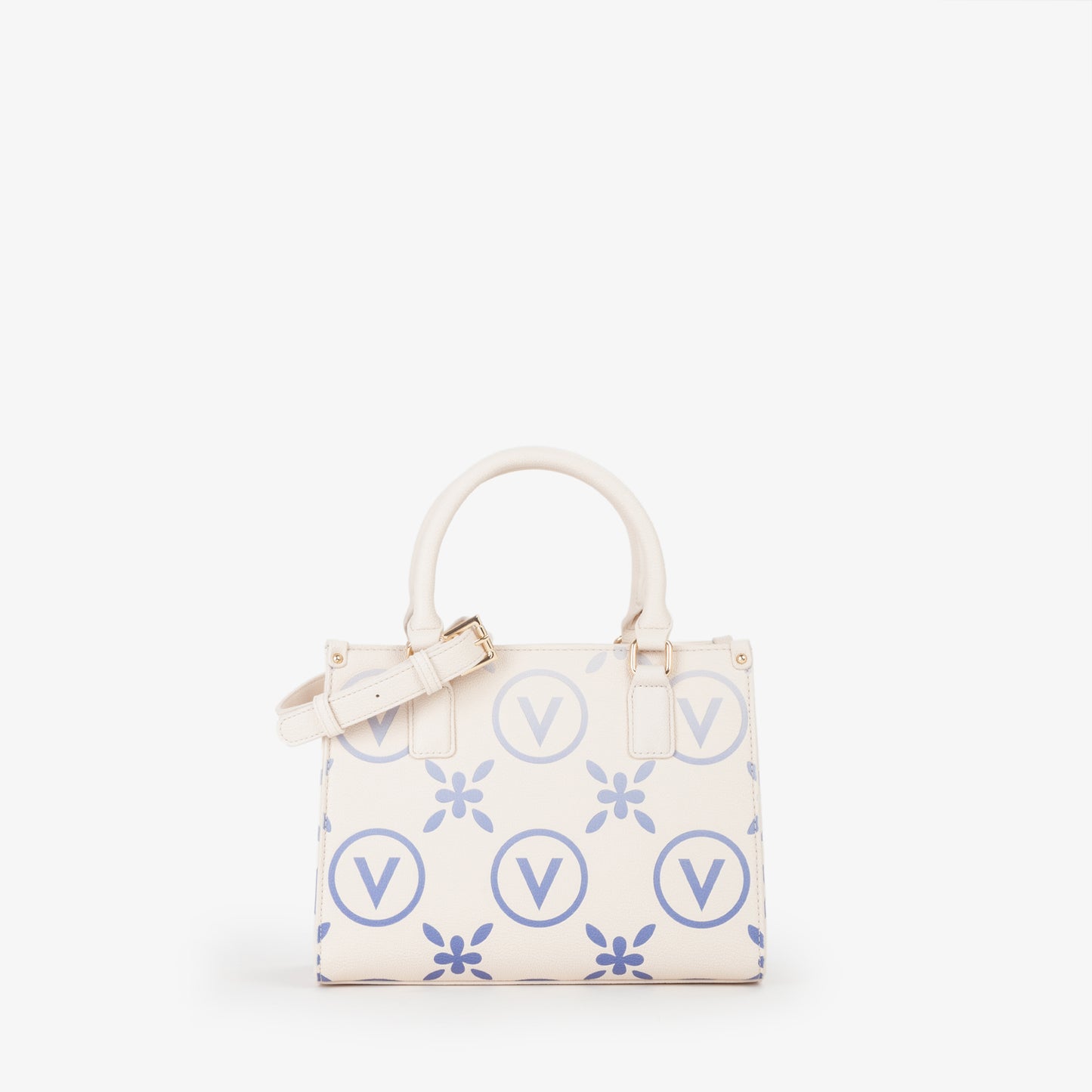 Borsa Samba Re Print Ecru/Bluette