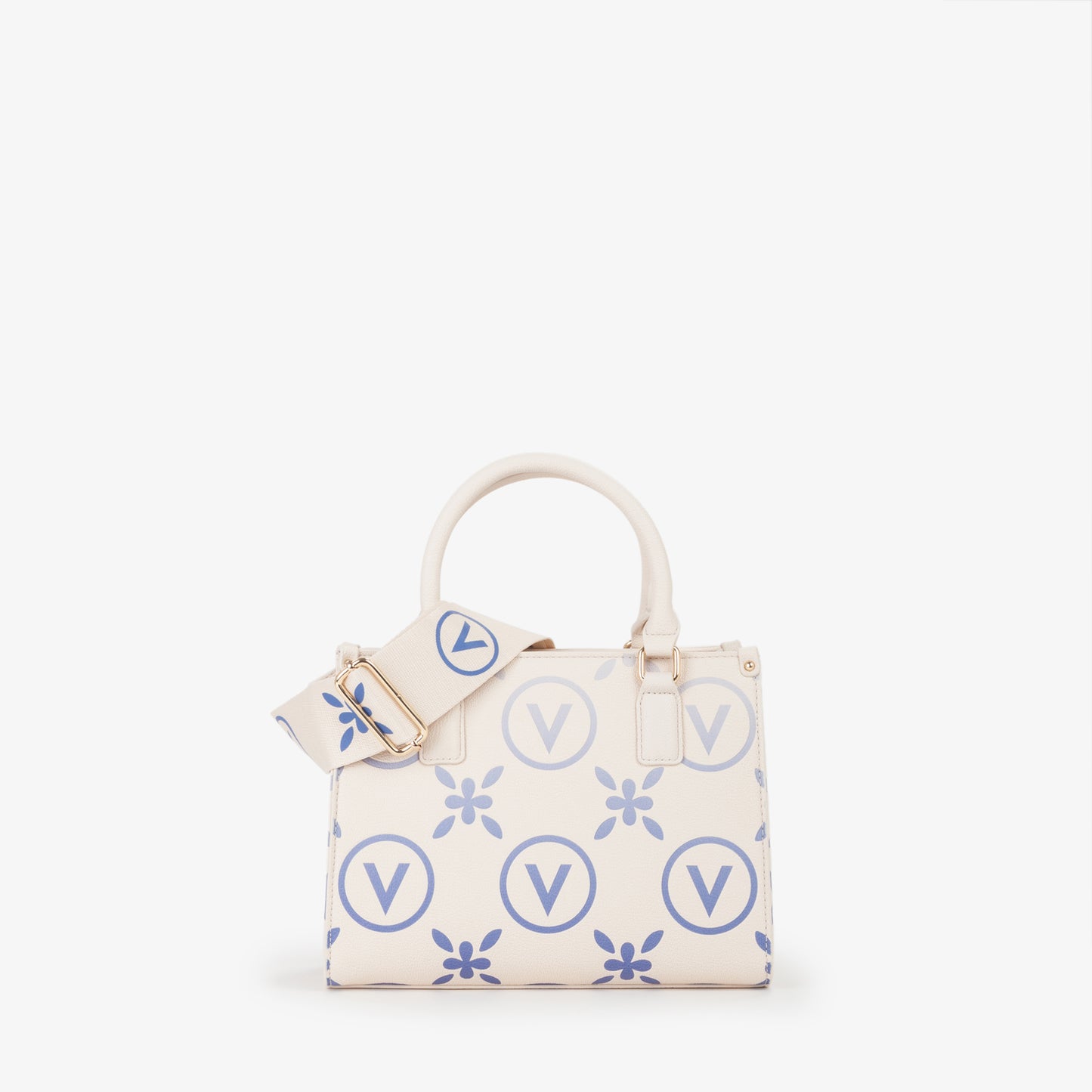 Borsa Samba Re Print Ecru/Bluette