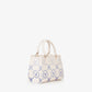 Borsa Samba Re Print Ecru/Bluette