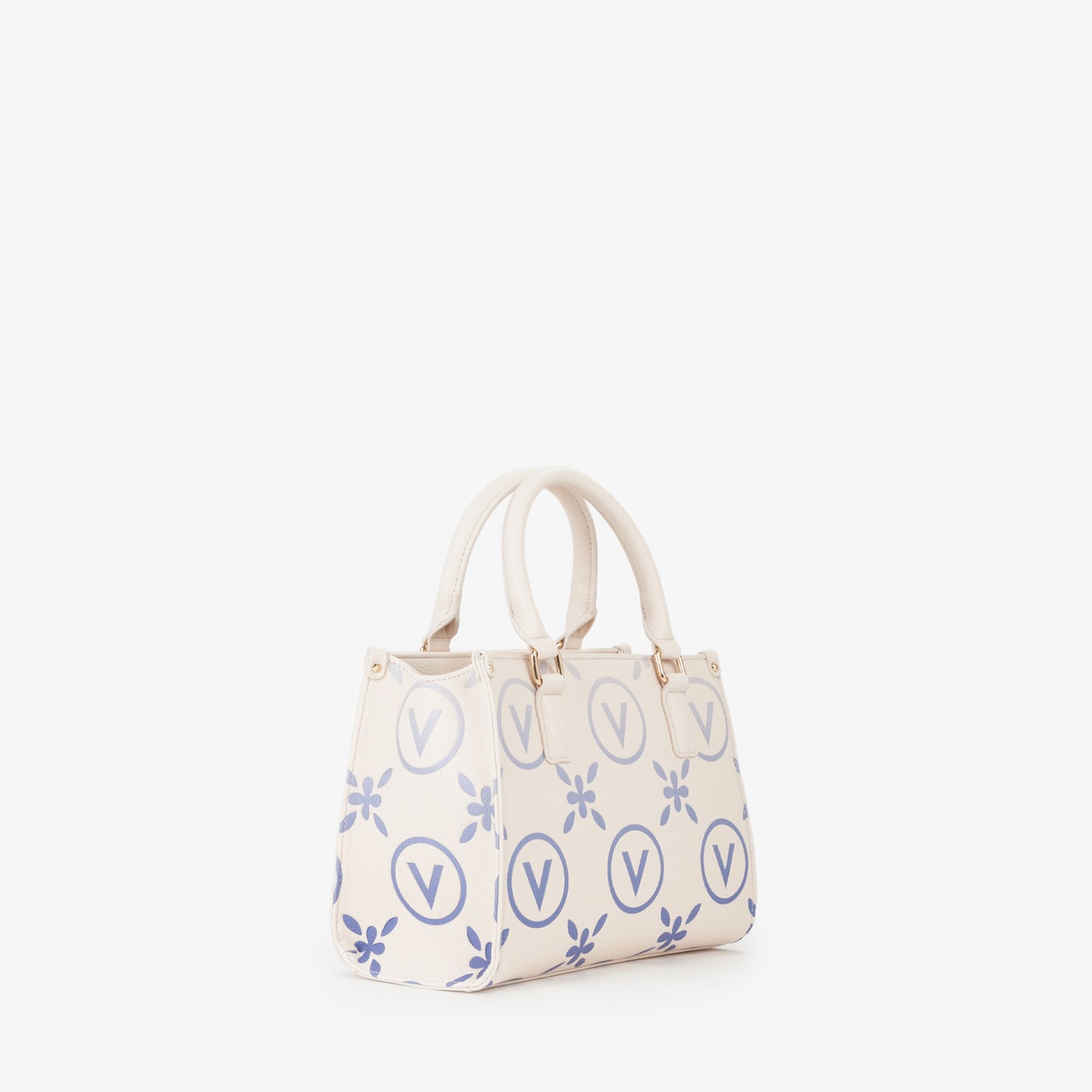 Borsa Samba Re Print Ecru/Bluette