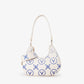 Borsa Samba Re Print - Ecru/Bluette