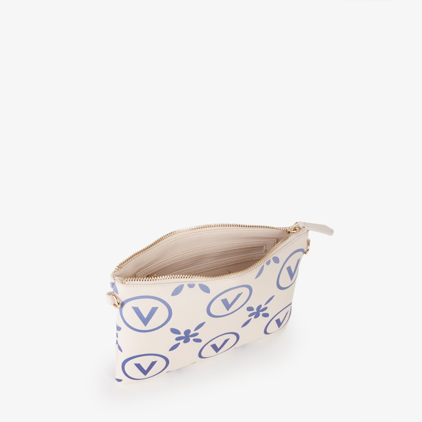 Borsa Samba Re Print - Ecru/Bluette