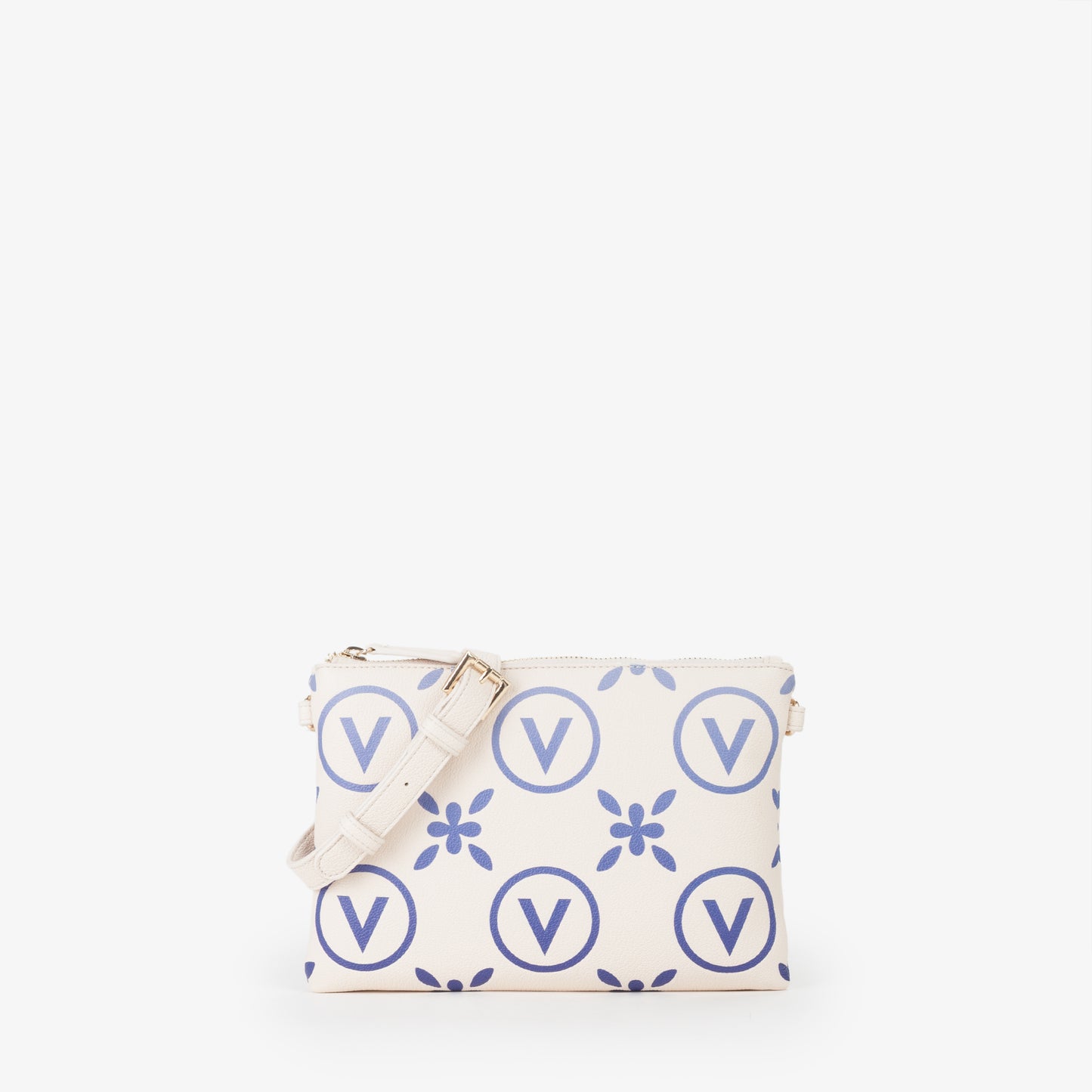 Borsa Samba Re Print - Ecru/Bluette