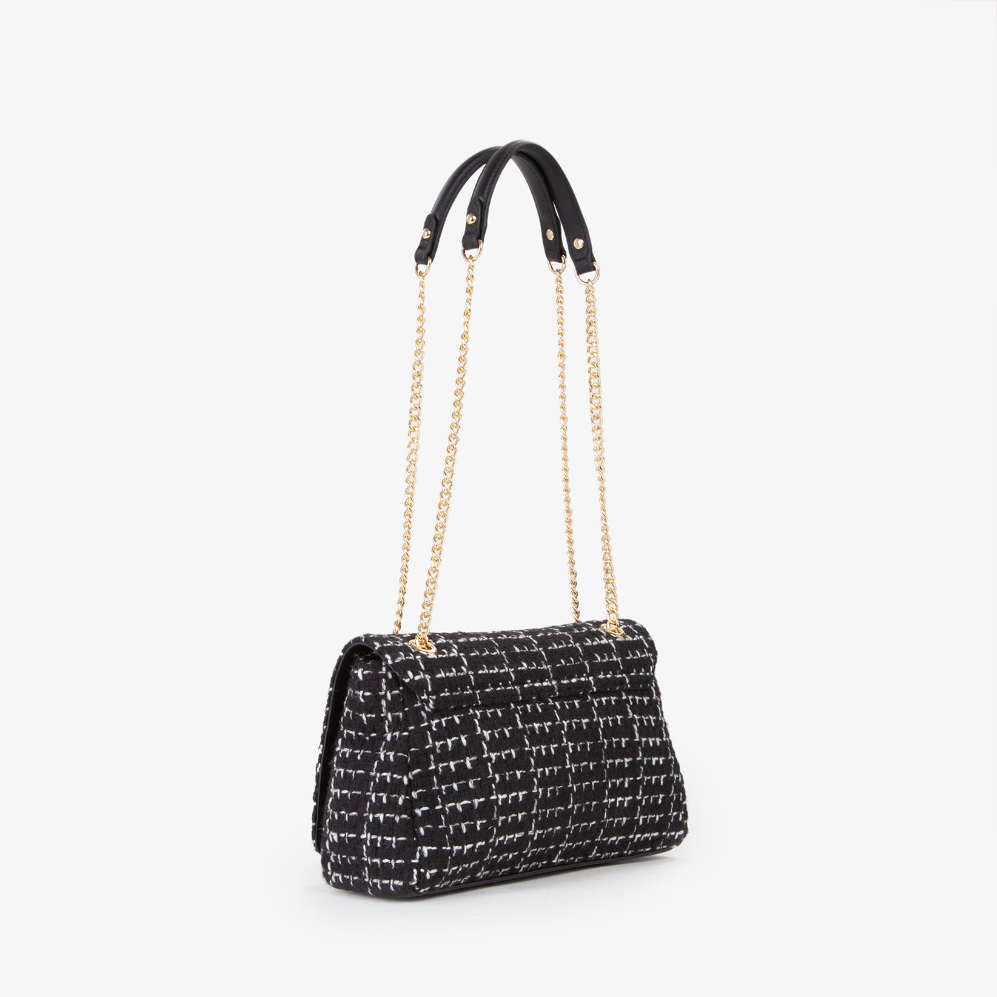 Borsa Tweed - Nero&OffWhite