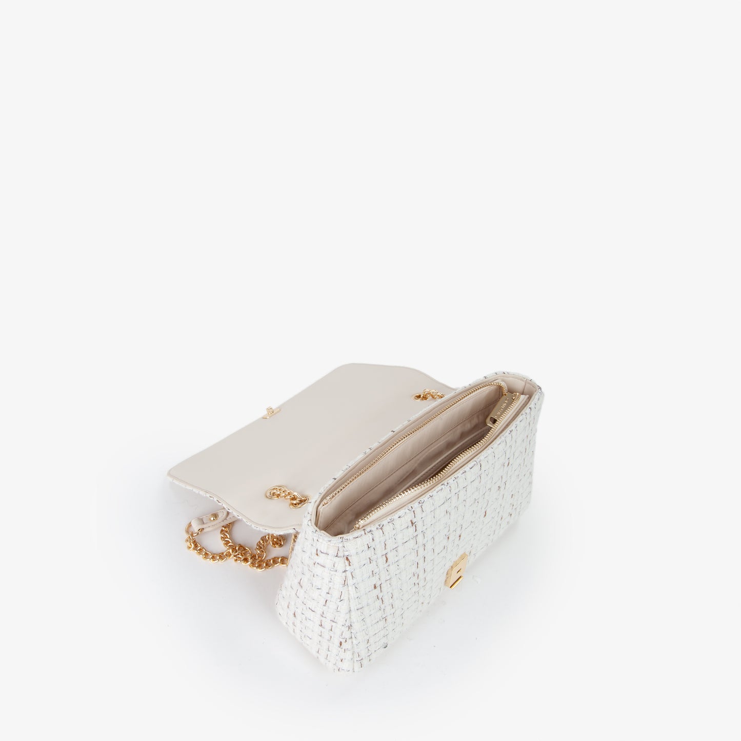 Borsa Tweed - Nero&OffWhite