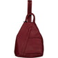 Sicherheits Cityrucksack - Dunkelrot